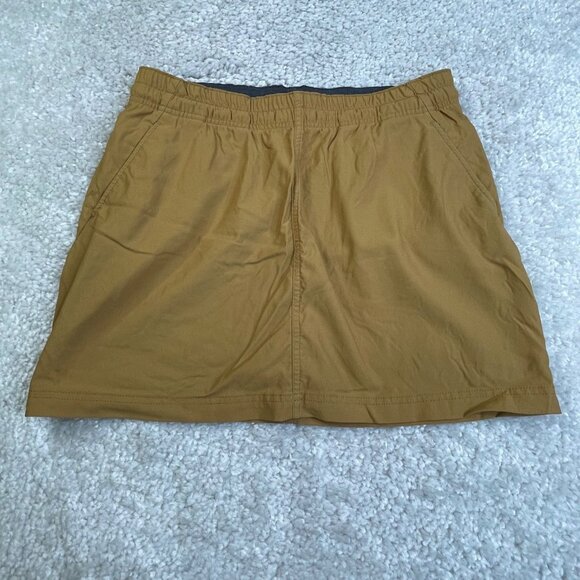 Prana Double Peak Skort Skirt Antique Bronze - Picture 2 of 10